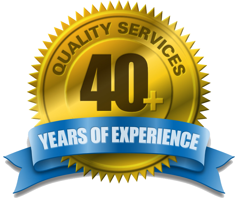 40 Years In Business Seal
